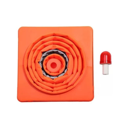 X2 Cono De Emergencia Retractil Reflectante Con Luz Led 50cm