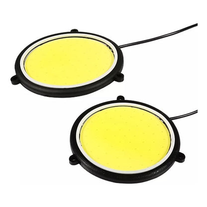 X2 Neblinero Led Cob Alto Brillo Neblineros Adhesivo Redondo