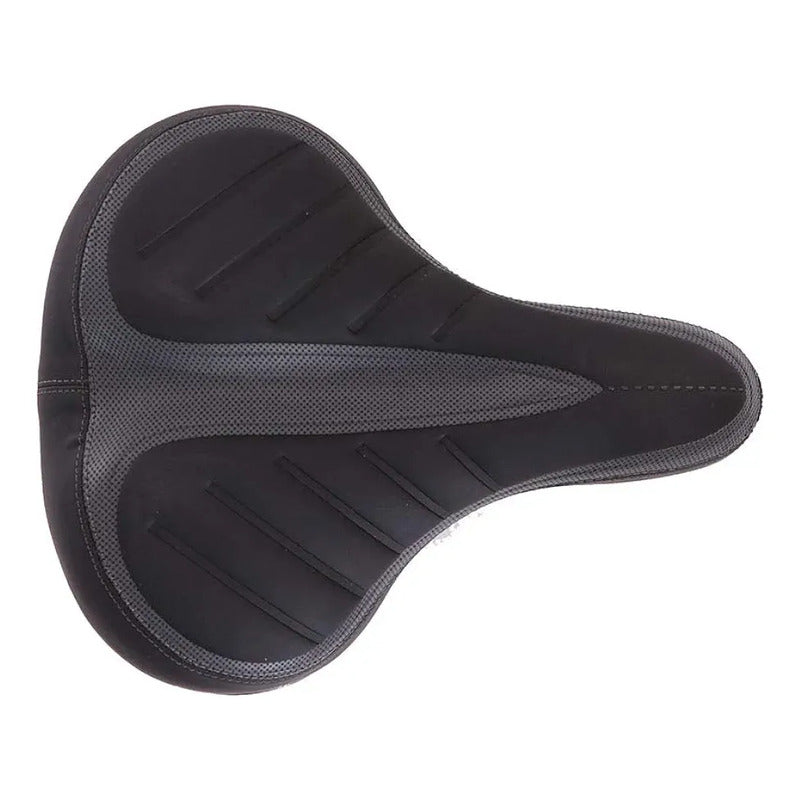 Sillin Asiento D Bicicleta Antiprostático Acolchado Meryfoam Negro Gris 8020