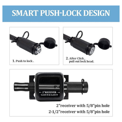 Pasador 5/8' Cn Llave Para Carro Arrastre Seguridad Remolque