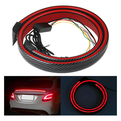 Alerón Lip Spoiler Maleta Con Luz Freno Secuencial Auto Tuni
