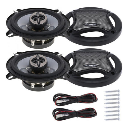X2 Parlante 6 Pulgadas 16cm Redondo Coaxial 400w 3vias Auto