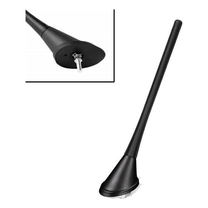 Antena De Radio Am/fm Para Auto 18cm + Base + Cable 137cm