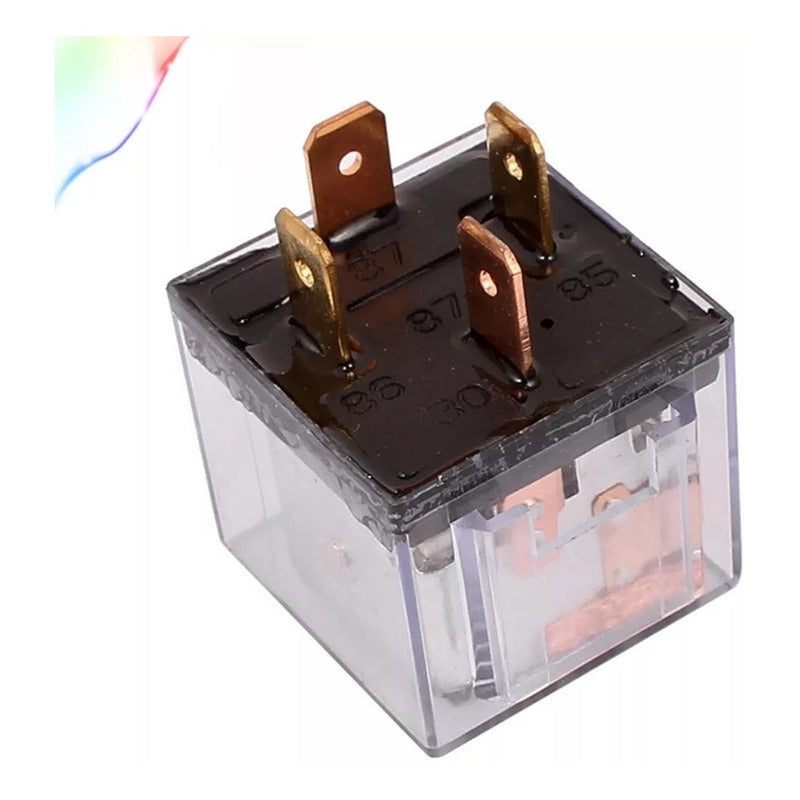 Relay Transparente 24v 100a 4 Patas Relé Auto 4 Pines /ryc