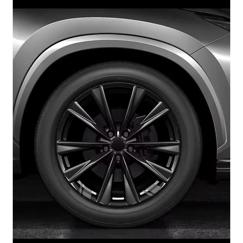 Moldura Protectora De Llanta Moldura Decorativa 8mt Auto Ryc Negro