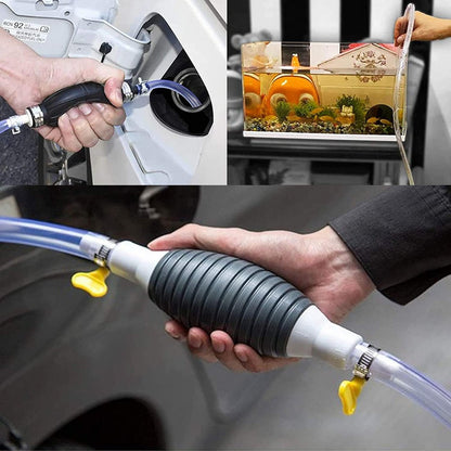 Bomba Sifón Manual Trasvasije Líquidos Combustible 220cm R&c