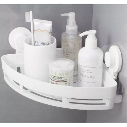 Organizador De Baño Esquinero Colgante Sopapa Bathlux Color Blanco