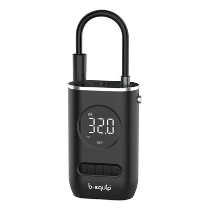 Compresor De Aire Portátil B-equip Digital Recargable Auto Negro 125cw