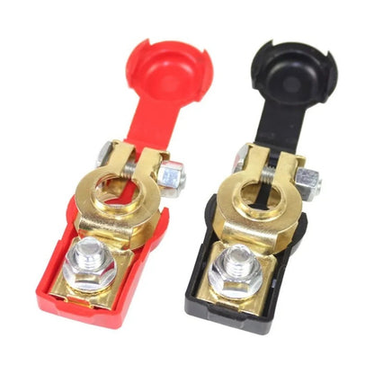 X2 Terminal De Batería Con Tapa Positivo/negativo Bornes Ryc