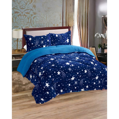 Plumón Cobertor Cubrecama Plush Chiporro Funda 2p Diseños