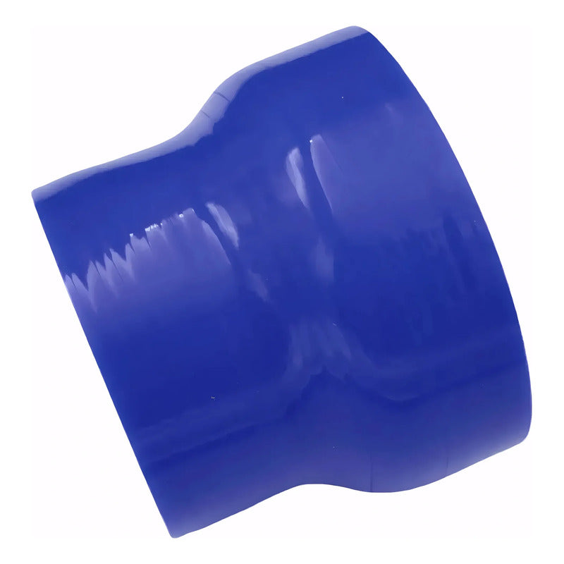 Copla Silicona Reducción 3 A 2 Pulgadas Acople Recta Unión Azul H40-33