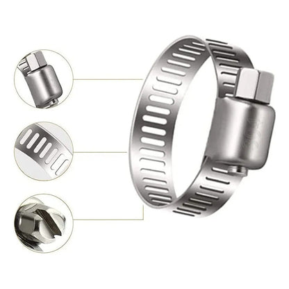 X60 Abrazadera Metálica Ajustable Manguera 7medidas 8-38mm