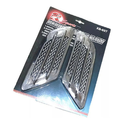 X2 Toma De Aire Lateral Y Capot Adhesiva Auto Tunning/ryc