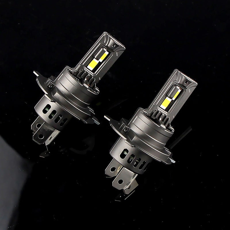 X2 Ampolleta Turbo Led 12v 6000lm Auto H4 Sin Cables