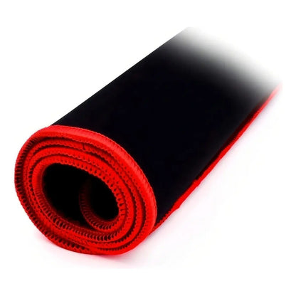 Mouse Pad Gamer Xl Antideslizante Negro Borde Cosido 75x35cm