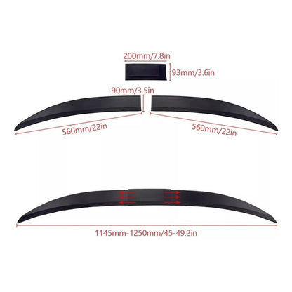 Aleron Lip Spoiler Maleta Plástico Abs Universal Auto/r&c