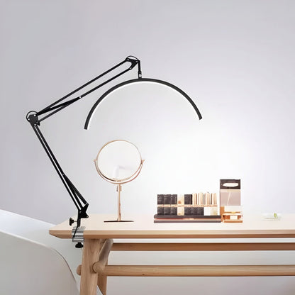 Lámpara Led Media Luna 42cm Soporte Brazo Manicura Cejas Spa