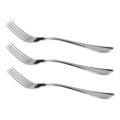 X3 Tenedor De Fruta Acero Inoxidable Tenedor Elegante 17.5cm