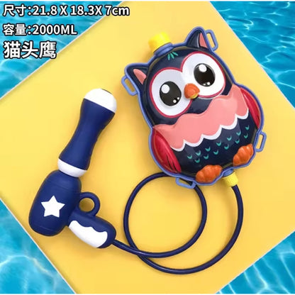 Juguete Mochila Lanza Agua Diseños Para Niñ@s Piscina /ryc