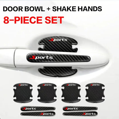 Set 8pcs Protector De Manilla + Topes De Puerta Y Retrovisor