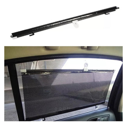 Cortina Tapa Sol Retráctil Parasol 50×125 Cm Rollo Fibra/r&c