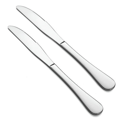 X2 Cuchillo Mesa Acero Inoxidable 19.8cm Carne Fruta Postre