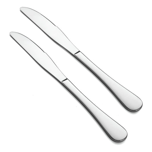 X2 Cuchillo Mesa Acero Inoxidable 19.8cm Carne Fruta Postre