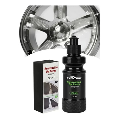Kit Pulidor De Metal Carsun Restaurador Metal /pieza Cromada Negro C24391
