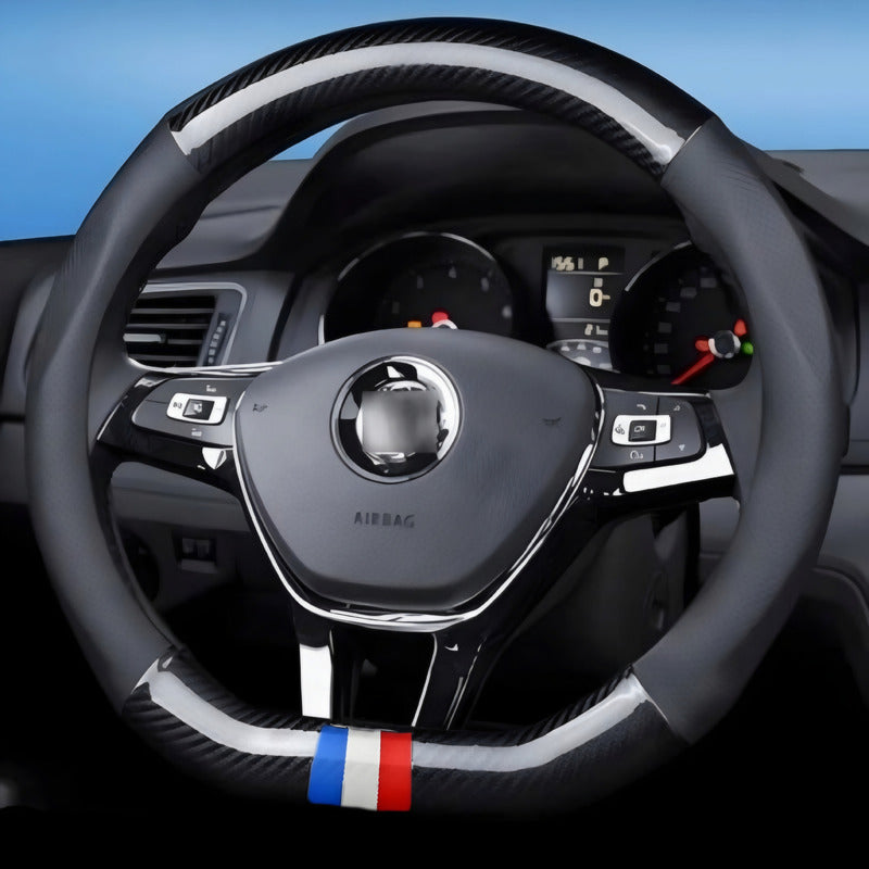 Funda Cubre Volante Deportivo Tipo D Eco Cuero 38c Sport Ryc