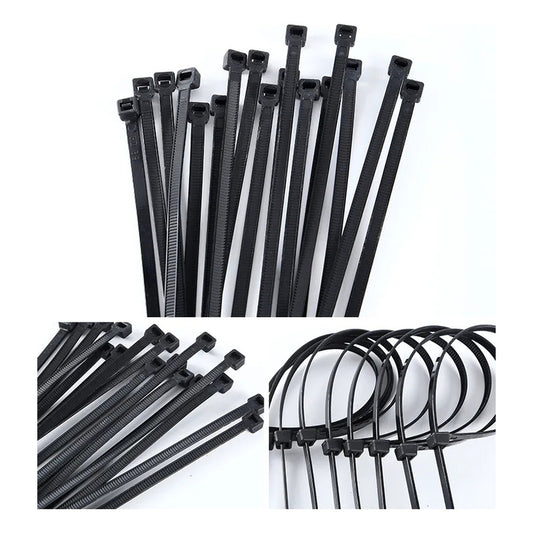 X100pcs Amarras Plásticas 4.8x300mm Multiuso Bridas  Nylon