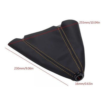 Funda Cubre Palanca De Cambios Eco Cuero Negro Auto Universa