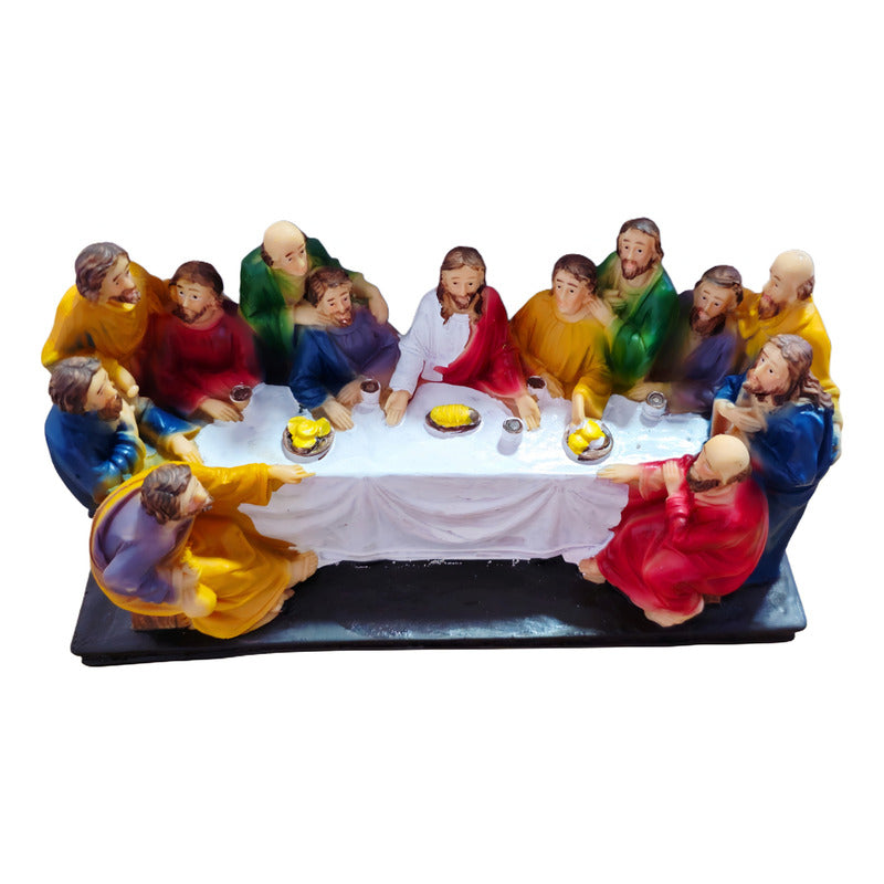 Figura Última Cena Jesús Y 12 Discípulos Cristiano Católico