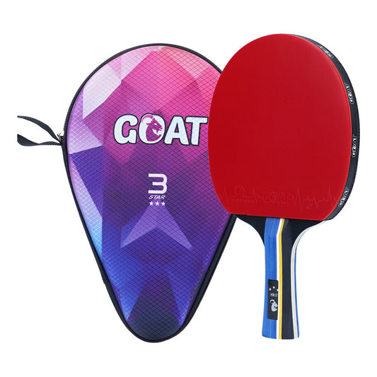 Paleta Tenis De Mesa Goat 3 Star Prof. Mango Cóncavo Rojo/negro Fl (cóncavo)