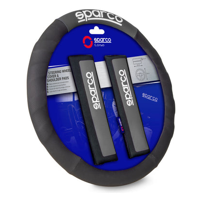 Cubre Volante + Cubre Cinturon Auto Sparco 1111 Universal