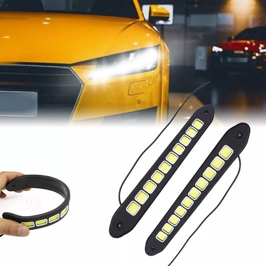X2 Tira Led Cob Alto Brillo Neblineros Adhesivo Diseño 11855