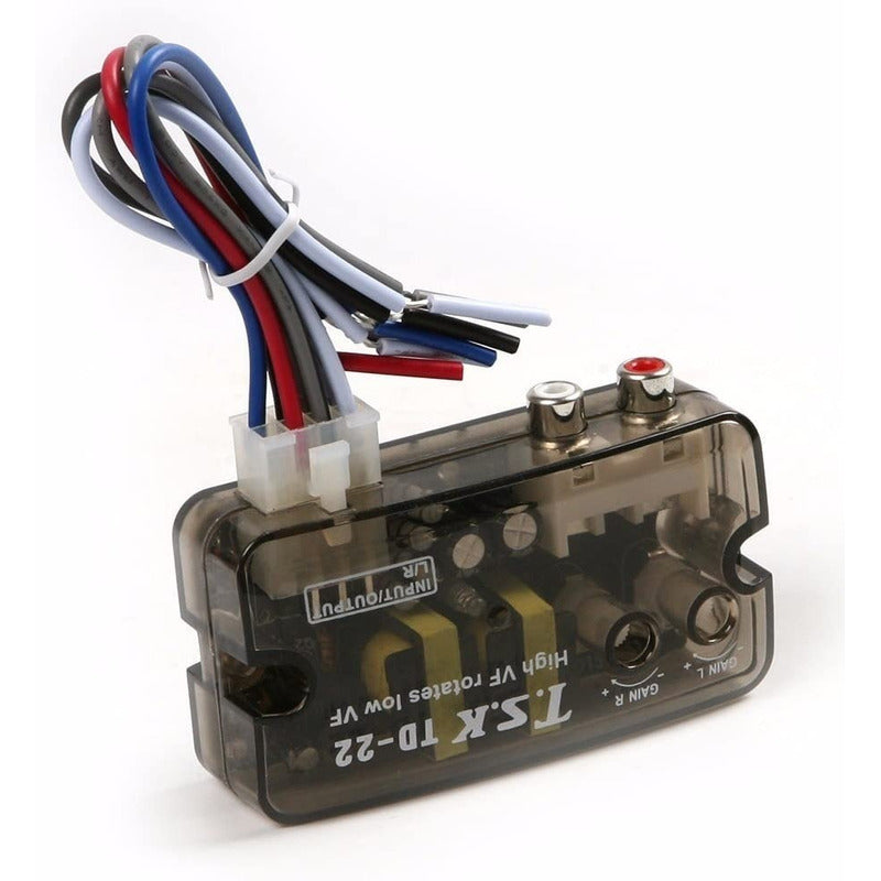 Conversor Impedancia Rca Radio Auto Amplificador Td22 Subwoo