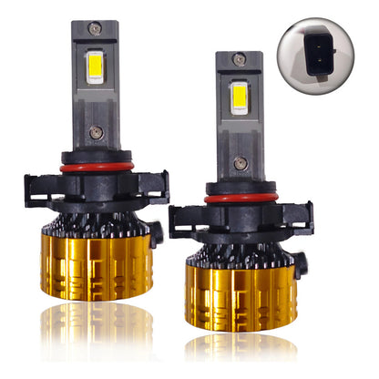 X2 Ampolleta Turbo Led H16 Jh10 Auto 12v Luz Led /ryc