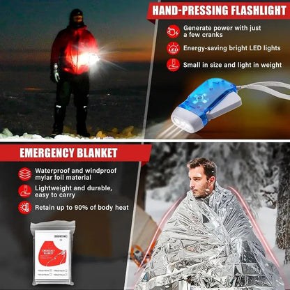 Botiquín Primeros Auxilios Portátil Kit Emergencia 41pcs