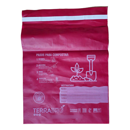 100 Bolsas Courier 23x31cm 100% Compostable Maiz Ecológica