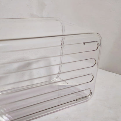 Organizador Refrigerador Contenedor Acrílico Con Tapa Fresco