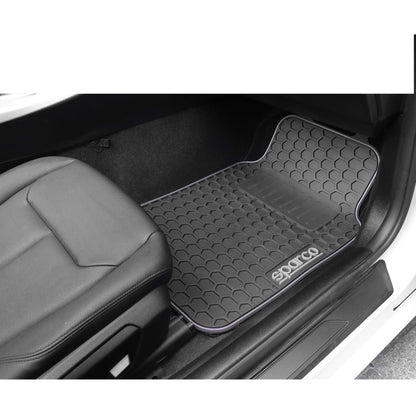 Cubre Piso Auto Goma Camello Sparco Original Universal / R&c