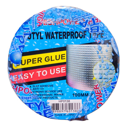 Cinta Aislante Impermeable 100mmx5mts Tapa Gotera Supglue