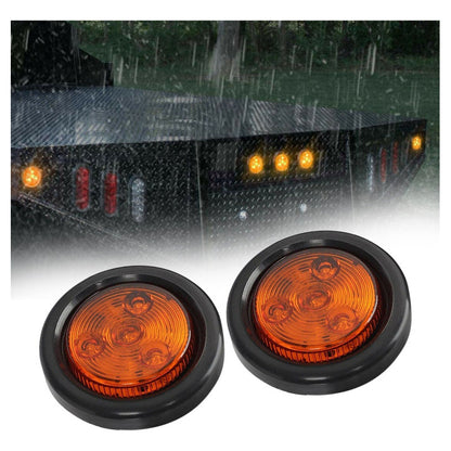 X2 Luz Led Trasera 24v Luz Trocha Camión Blanco Ámbar Rojo