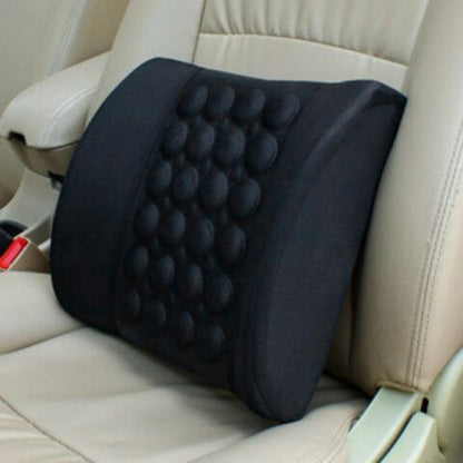Cojín Lumbar Masajeador Respaldo Ergonómico Almohada Espalda