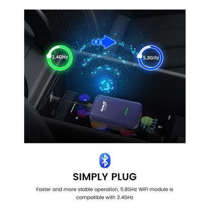 Carlinkit Adaptador Inalámbrico Android Carplay Sin Cables