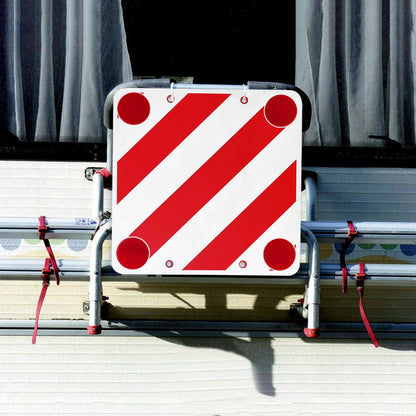 Panel Reflectante Trasero Señalizacion De Carga Auto 40x40cm