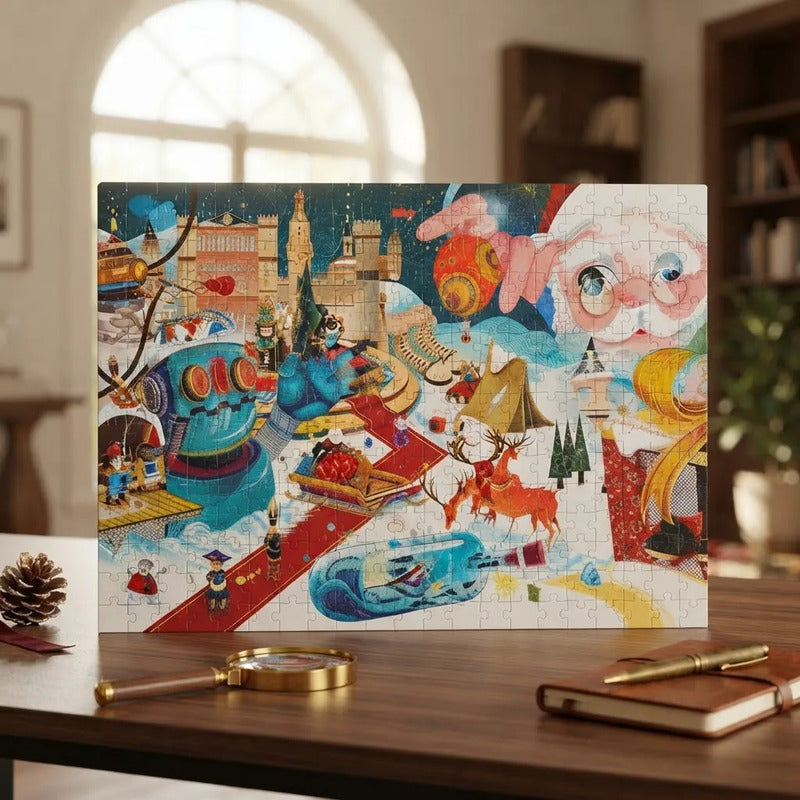 Rompecabezas Navideño 154pcs Puzzle Navidad 500x340mm Mp327