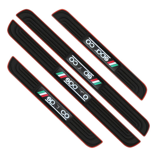 X4 Pisadera Adhesiva Sticker Cubre Zocalo Puertas Protección Sp 696