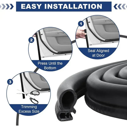 Moldura Contorno Puertas Aislamiento Sonido Absorción 1mts Tipo B 1mts