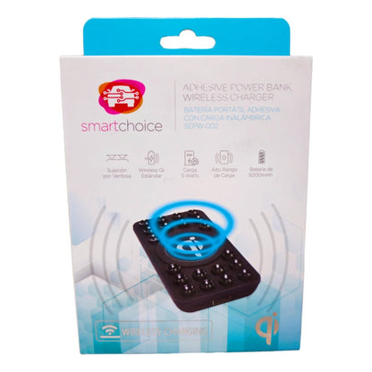 Batería Externa Carga Inalámbrica Power Bank Con Ventosas